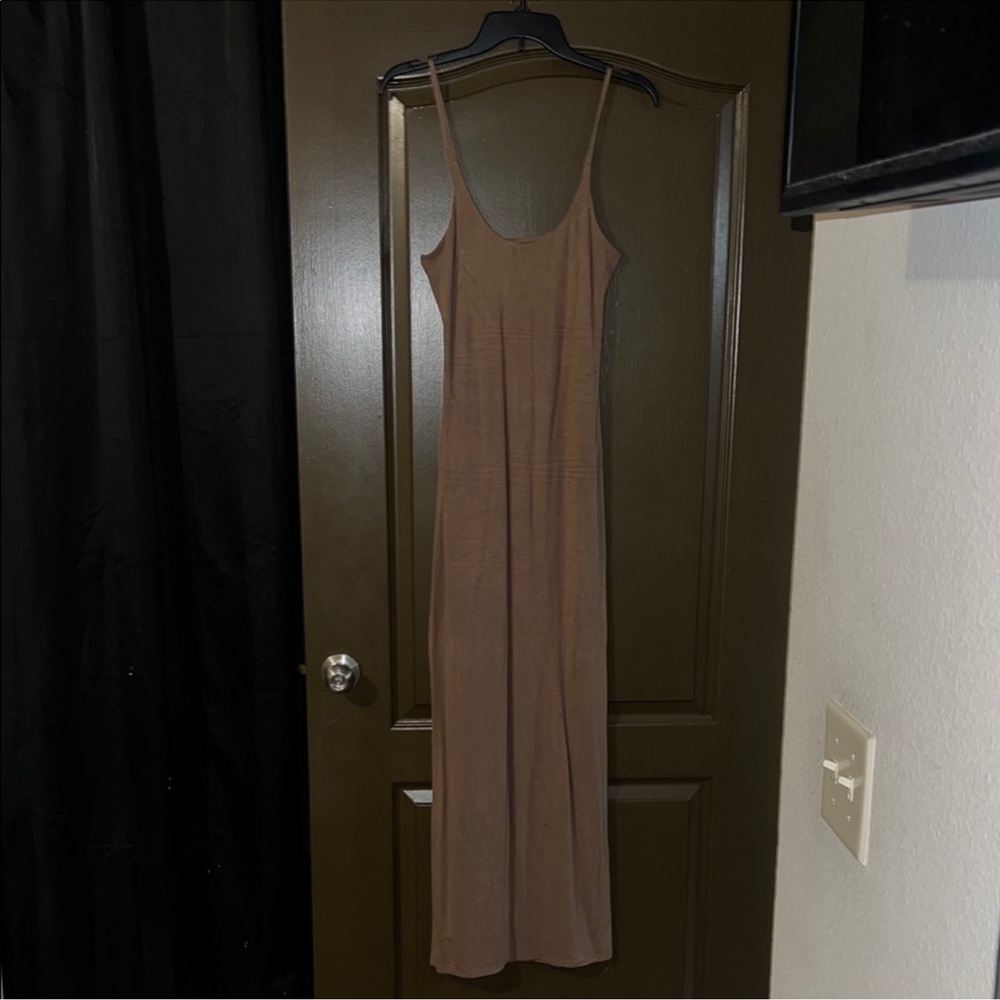 Fashion nova brown maxi dress